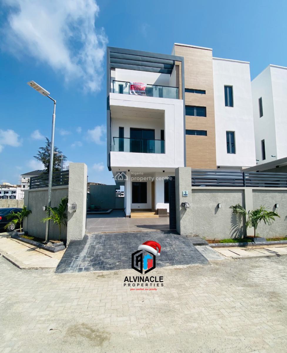 Newly Built 5 Bed Contemporary Duplex with 1bq, Ikate, Ikate, Lekki, Lagos, Detached Duplex for Sale