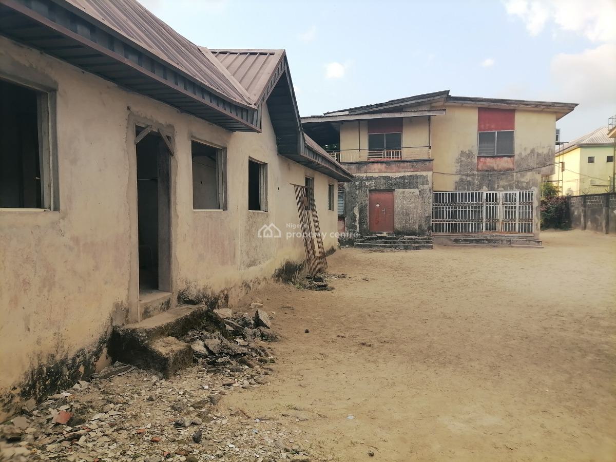 Land with Duplex & B.q, 68th Street, Bendel Estate(d.d.p.a) Off Westend Road, Off Airport, Warri, Delta, Mixed-use Land for Sale