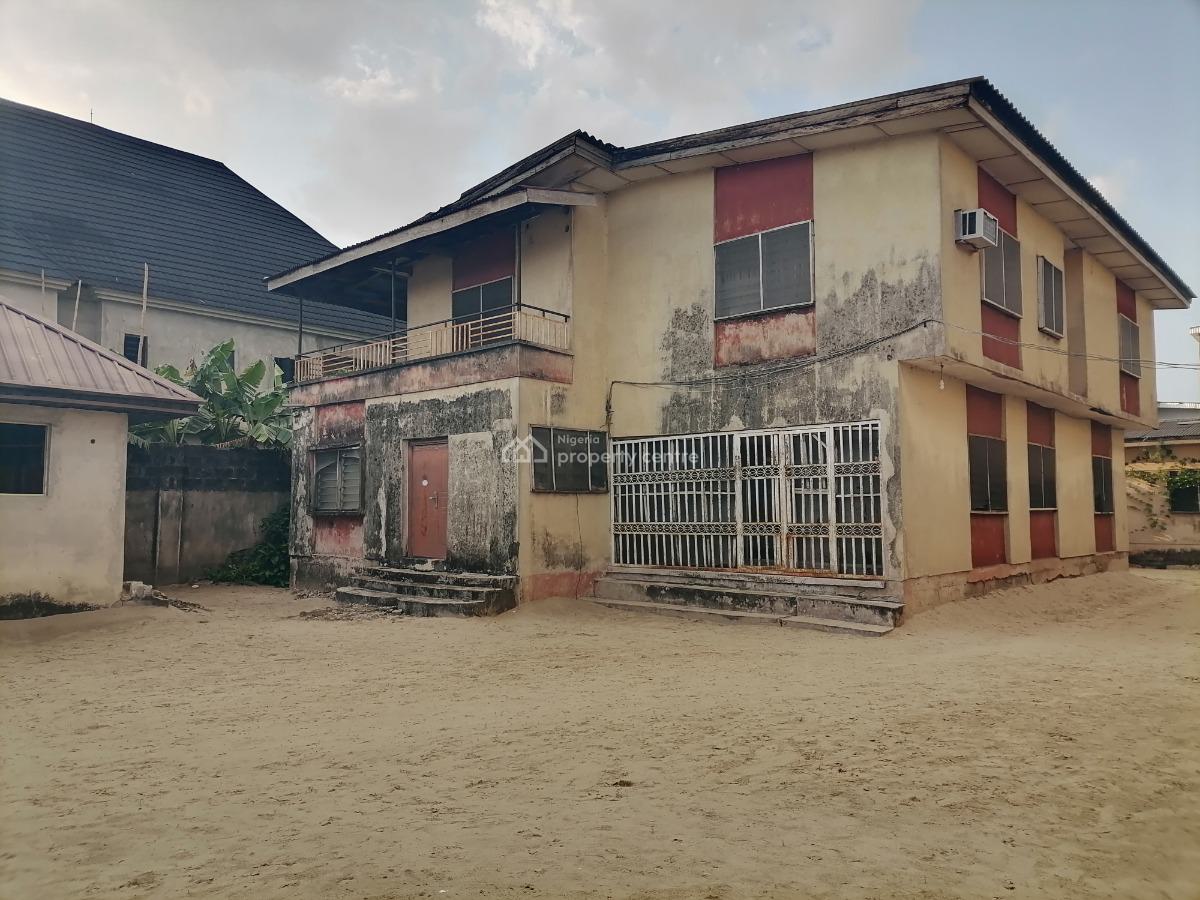 Land with Duplex & B.q, 68th Street, Bendel Estate(d.d.p.a) Off Westend Road, Off Airport, Warri, Delta, Mixed-use Land for Sale