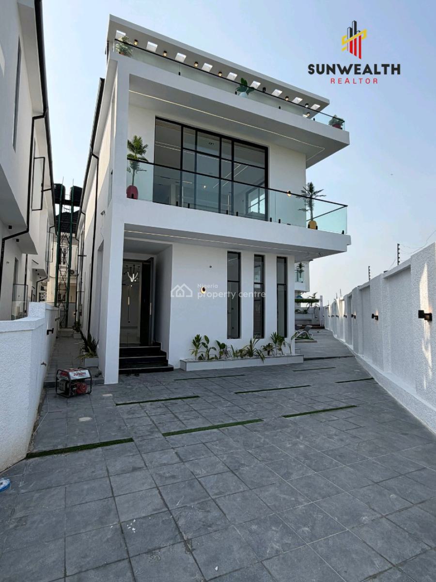 This Sleek 5-bedroom Fully Detached Duplex, Chevron, Lekki, Lagos, House for Sale