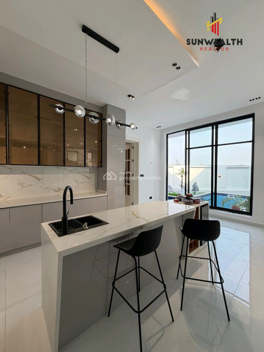 This Sleek 5-bedroom Fully Detached Duplex, Chevron, Lekki, Lagos, House for Sale