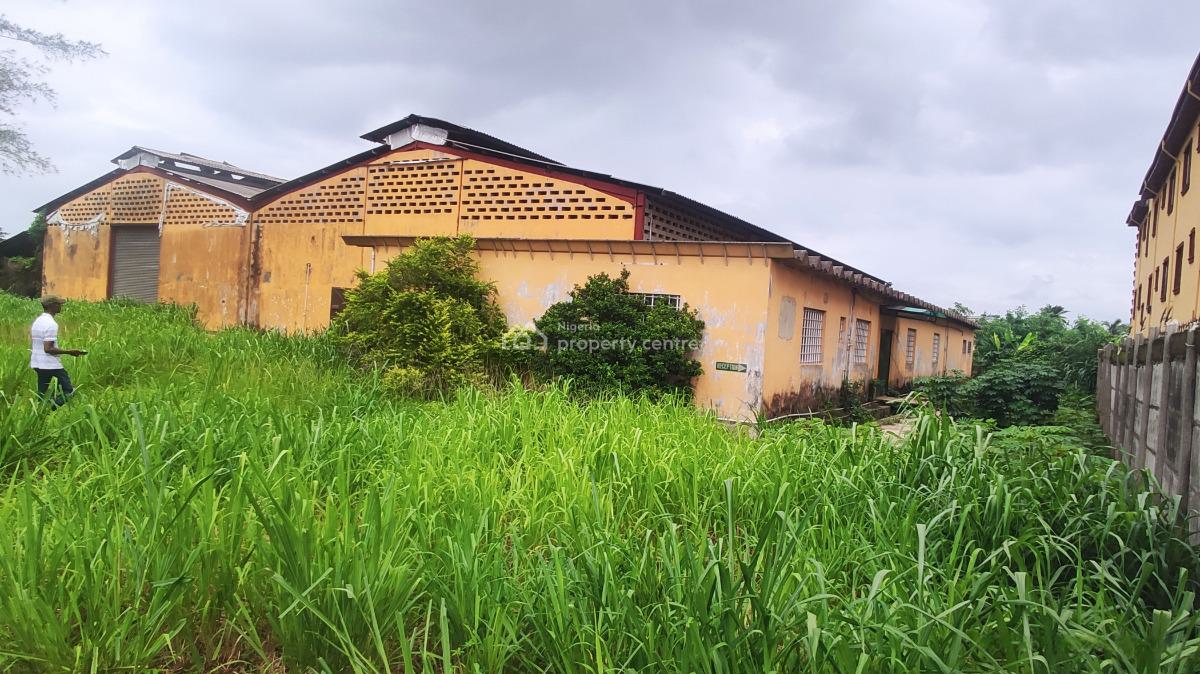 2 Bays Warehouse Wit Adm Office on 4.96 Acres of Land Wit Gov Consent, Ishaka Road, Off Abeokuta Express Road , Just After Sango Bridge, Sango Ota, Ogun, Mixed-use Land for Sale