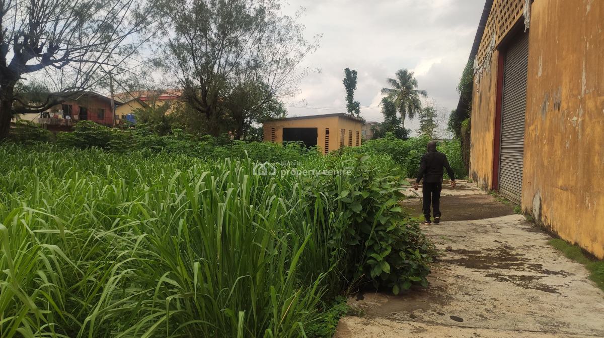 2 Bays Warehouse Wit Adm Office on 4.96 Acres of Land Wit Gov Consent, Ishaka Road, Off Abeokuta Express Road , Just After Sango Bridge, Sango Ota, Ogun, Mixed-use Land for Sale