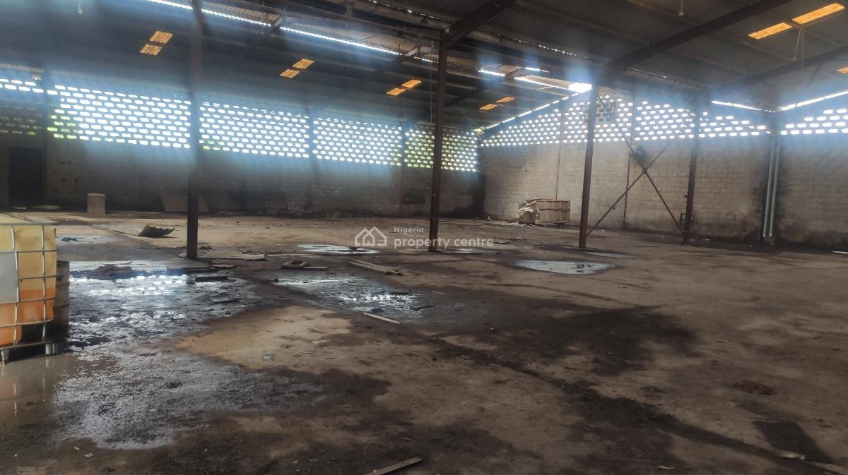 2 Bays Warehouse Wit Adm Office on 4.96 Acres of Land Wit Gov Consent, Ishaka Road, Off Abeokuta Express Road , Just After Sango Bridge, Sango Ota, Ogun, Mixed-use Land for Sale