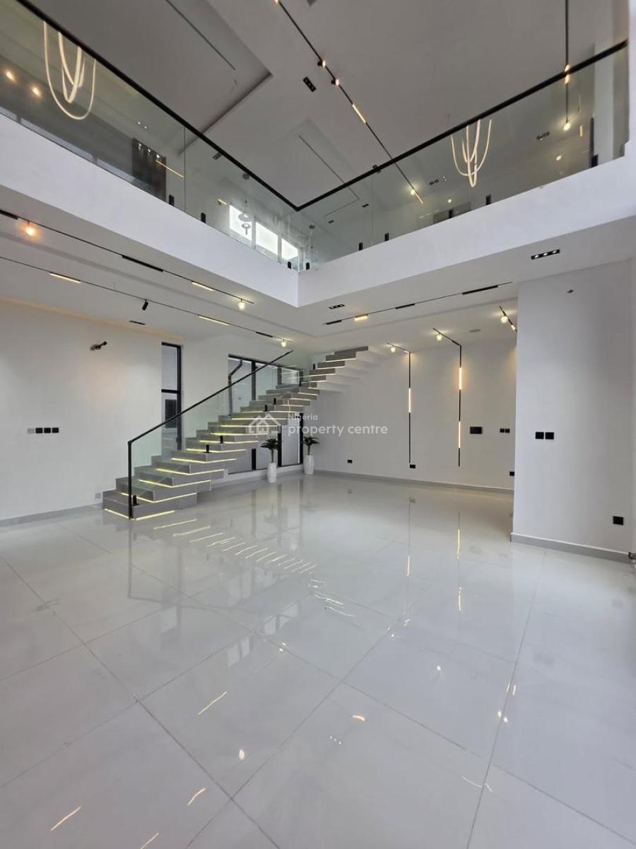 Exquisite 5 Bedroom Fully Detached Home with Gym, Cinema, Pool, 2 Bqs, Chevron, Lekki, Lagos, Detached Duplex for Sale