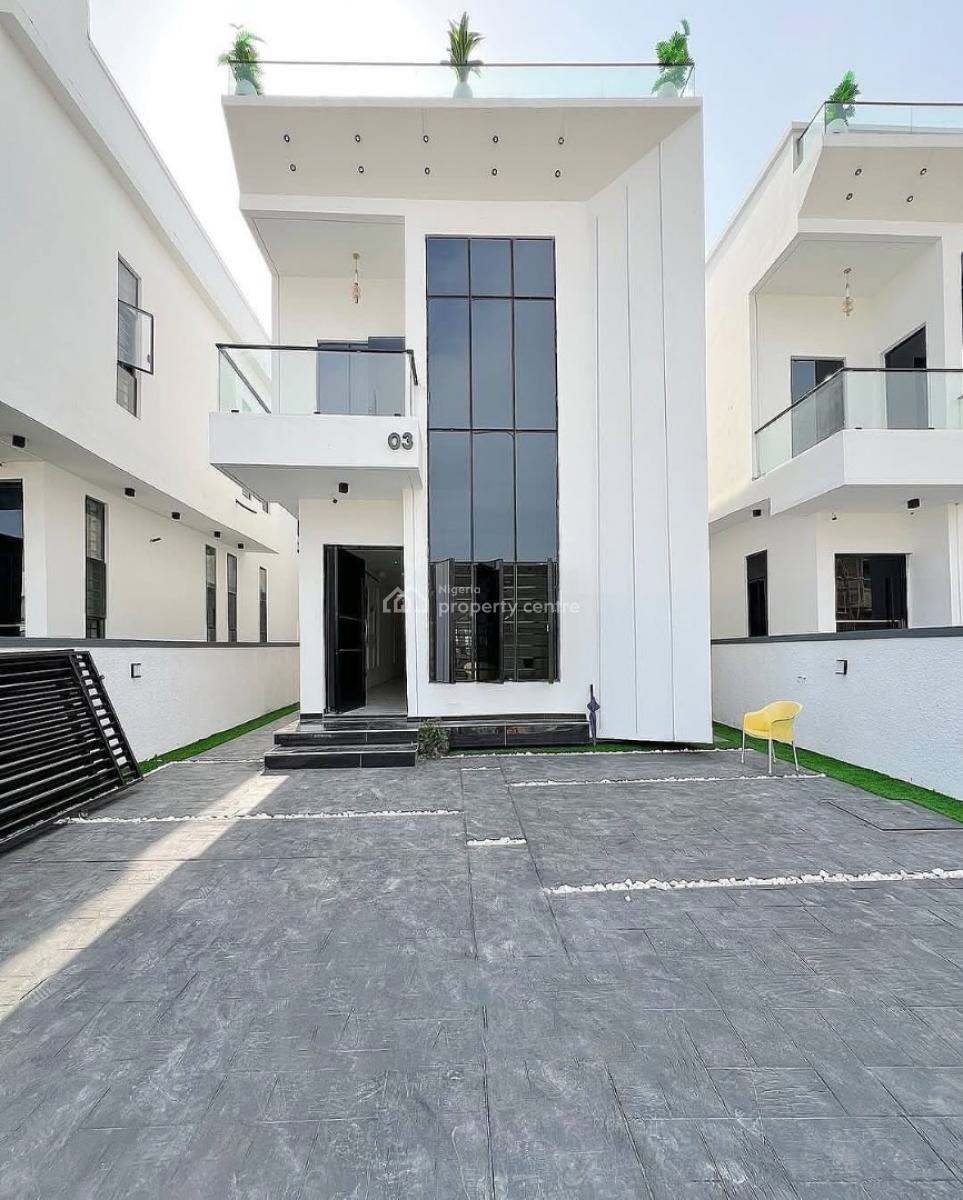 5 Bedroom Detached Duplex + Bq, Chevron, Lekki, Lagos, Detached Duplex for Rent