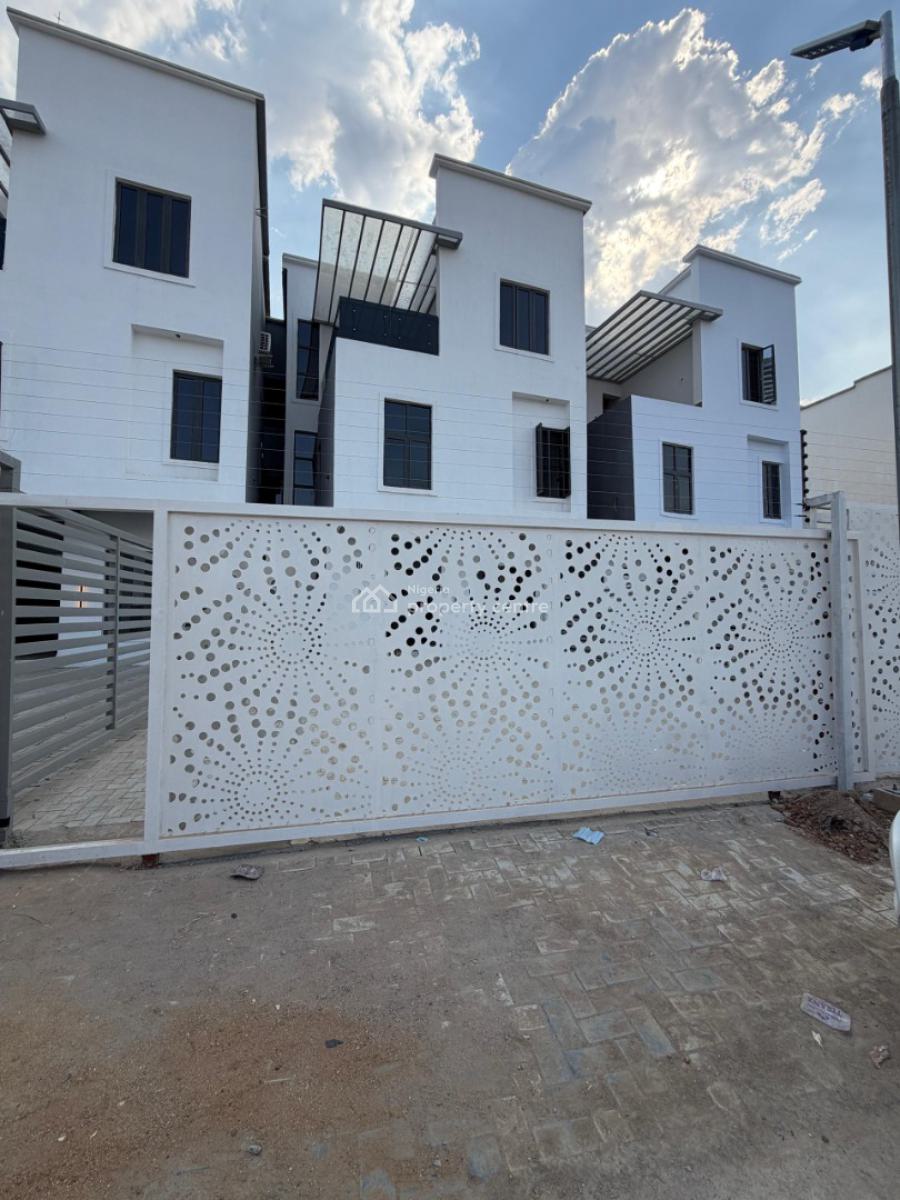 Brand New Gated 4 Bedroom Terrace Duplex with 2 Living Room, Guzape District, Abuja, Terraced Duplex for Sale