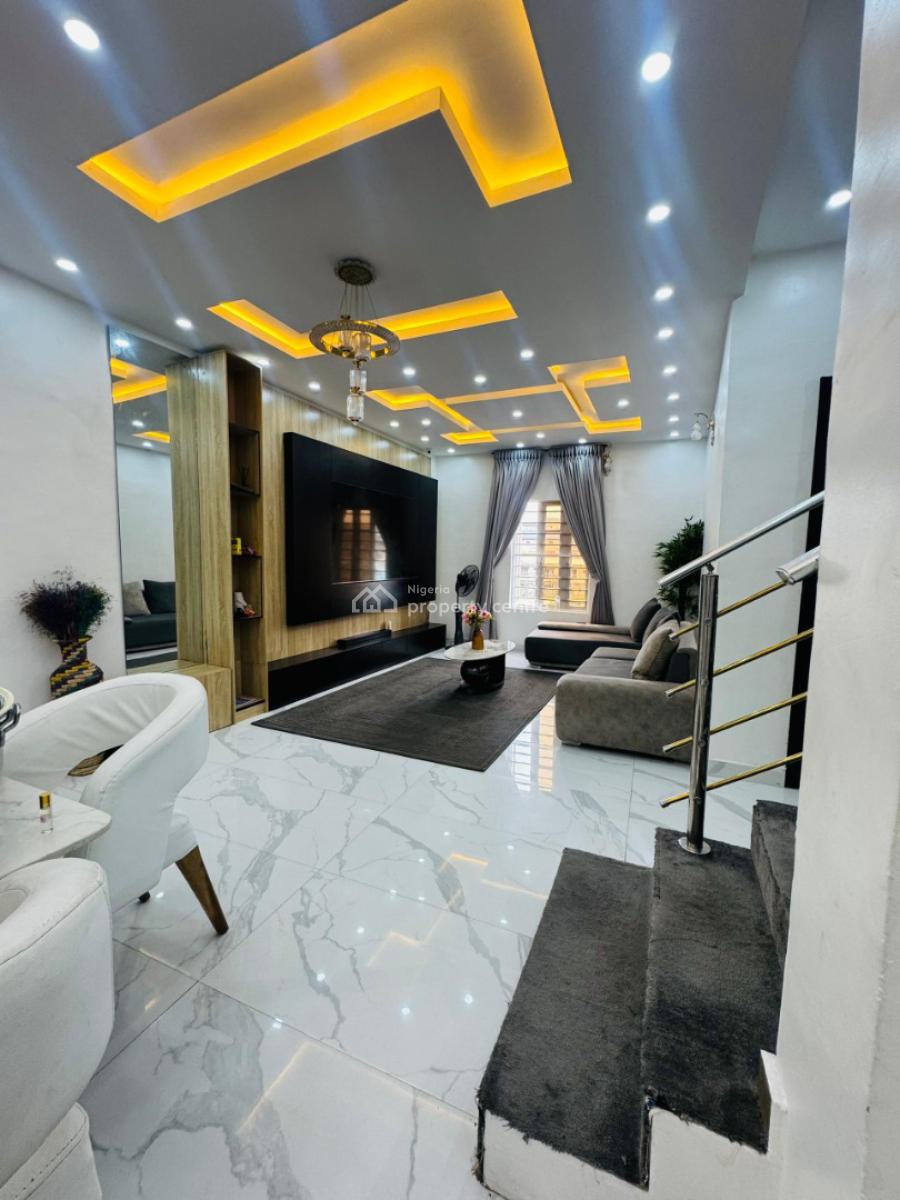 Furnished 4 Bedroom Fully Detached Duplex with 2 Mini Flat Bq, High Value Potential for Rental and Long Term Investment, Ogba, Ikeja, Lagos, Detached Duplex for Sale