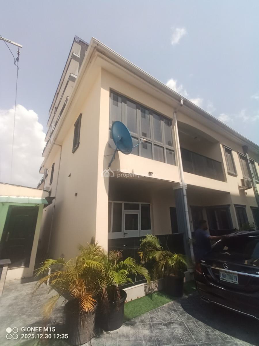 Self Service 4 Bedroom Terrace Duplex with Bq, Off Freedom Way, Ikate Elegushi, Lekki, Lagos, Terraced Duplex for Rent