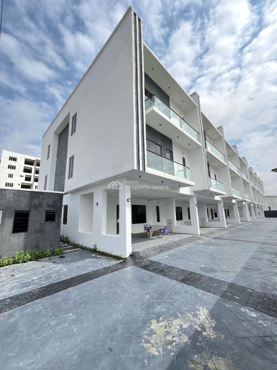 Spacious 4 Bedroom Terraced Duplex with Bq in a Serene Environment, Ikate Elegushi, Lekki, Lagos, Terraced Duplex for Sale