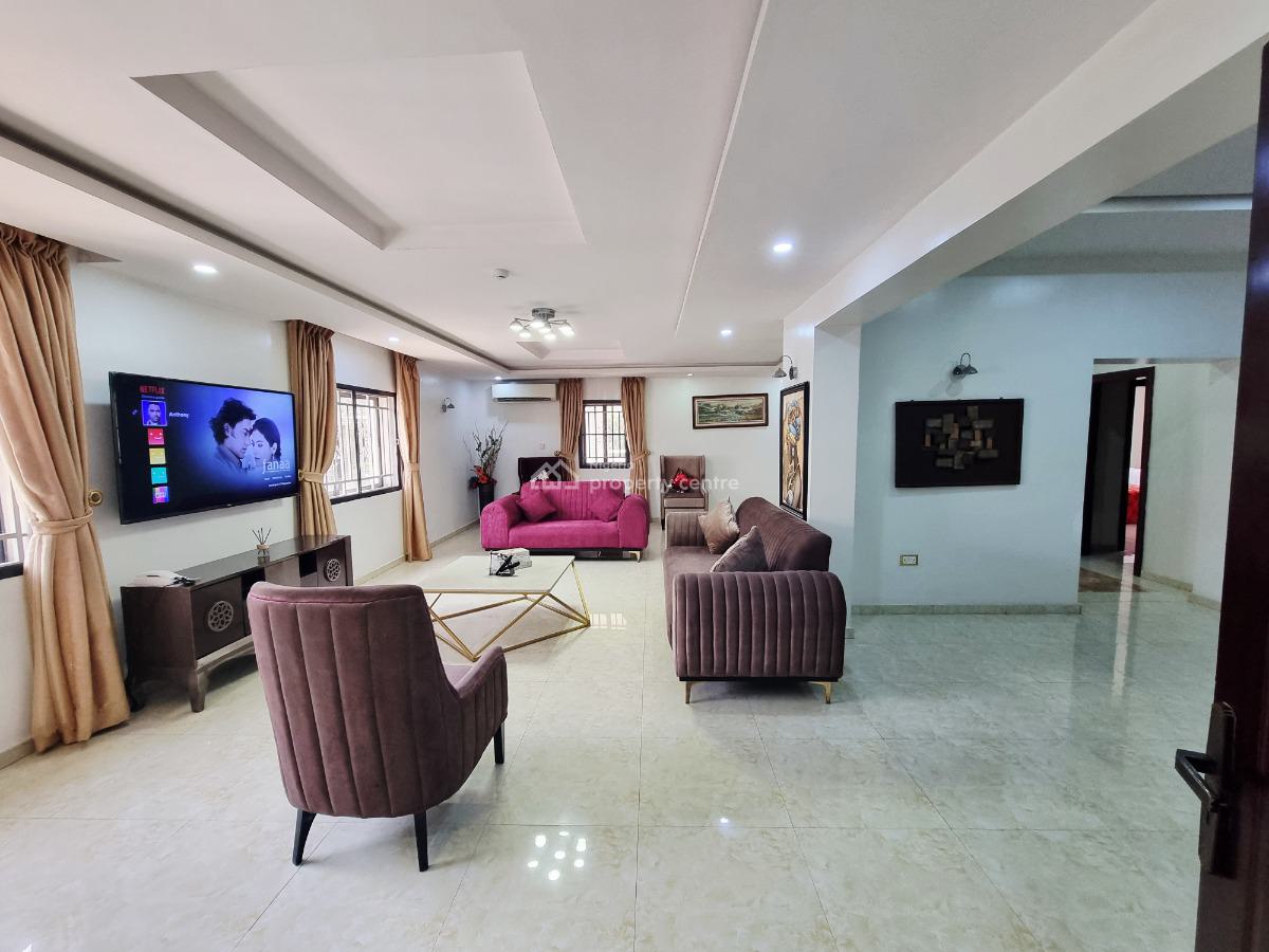 Lovely 3 Bedroom Apartment with Swimming Pool & Gym, Kalabari Street, Off Queena Drive, Old Ikoyi, Ikoyi, Lagos, Flat / Apartment Short Let
