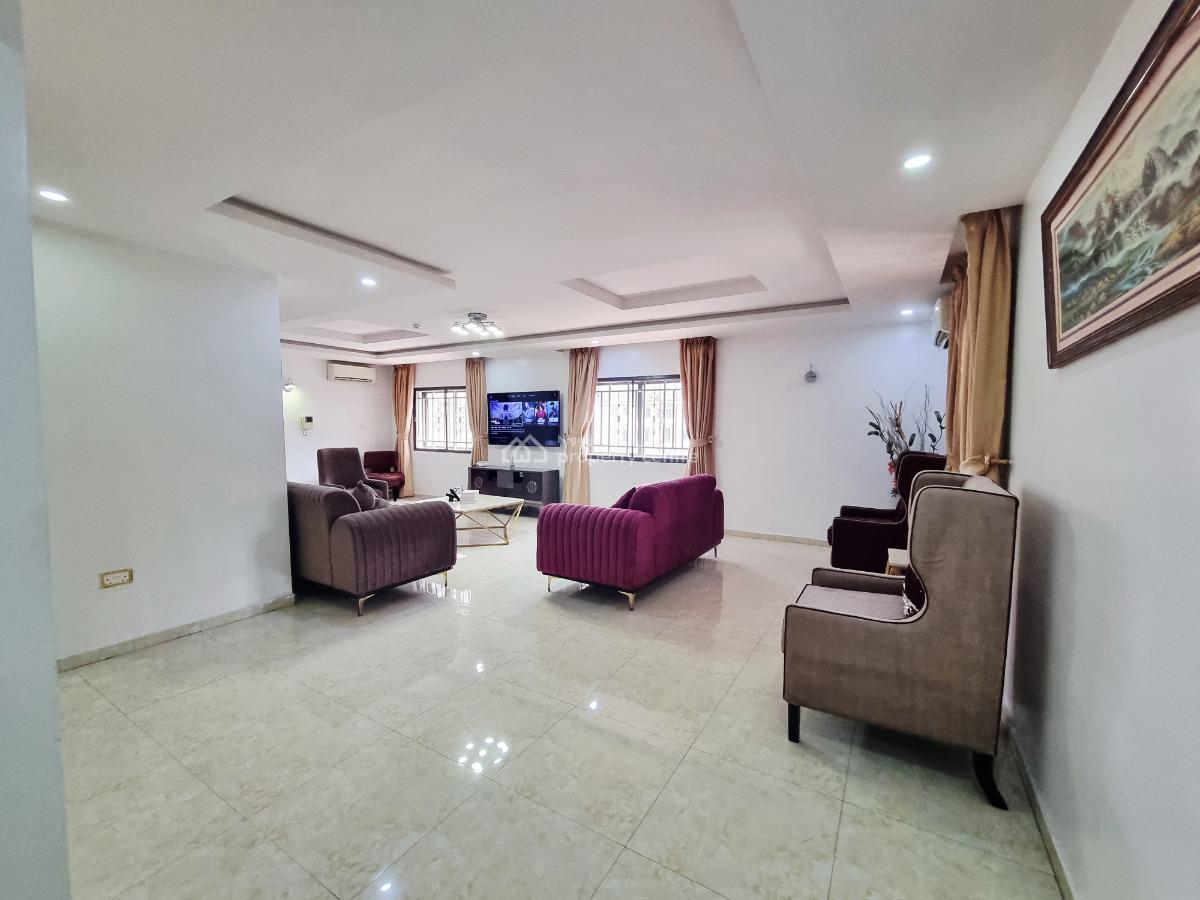 Lovely 3 Bedroom Apartment with Swimming Pool & Gym, Kalabari Street, Off Queena Drive, Old Ikoyi, Ikoyi, Lagos, Flat / Apartment Short Let