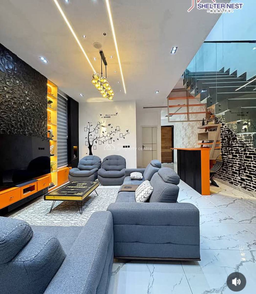 Furnished 4 Bedrooms Detached Duplex, Palm City Estate Ado Road Ajah, Ado, Ajah, Lagos, Detached Duplex for Rent