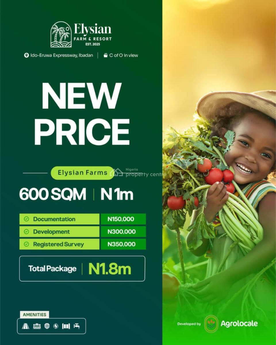 Elysian Farm & Resort --- Live, Farm & Invest in One Destination, Elysian Farm & Resort, Ido, Ido, Oyo, Mixed-use Land for Sale