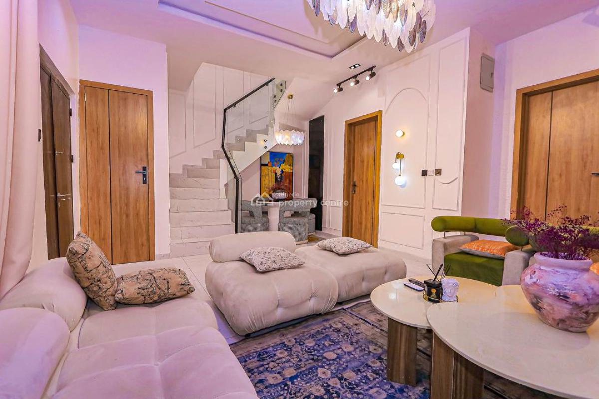 Brand New Fully Furnished and Serviced 4bedroom Terrace Duplex, Orchid Road, Lekki, Lagos, Terraced Duplex for Rent