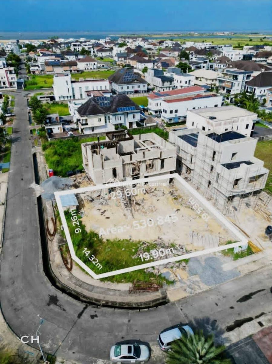 530sqm Cornerpiece Plot Within a Secure & Gated Estate, Pinnock Beach, Osapa, Lekki, Lagos, Residential Land for Sale