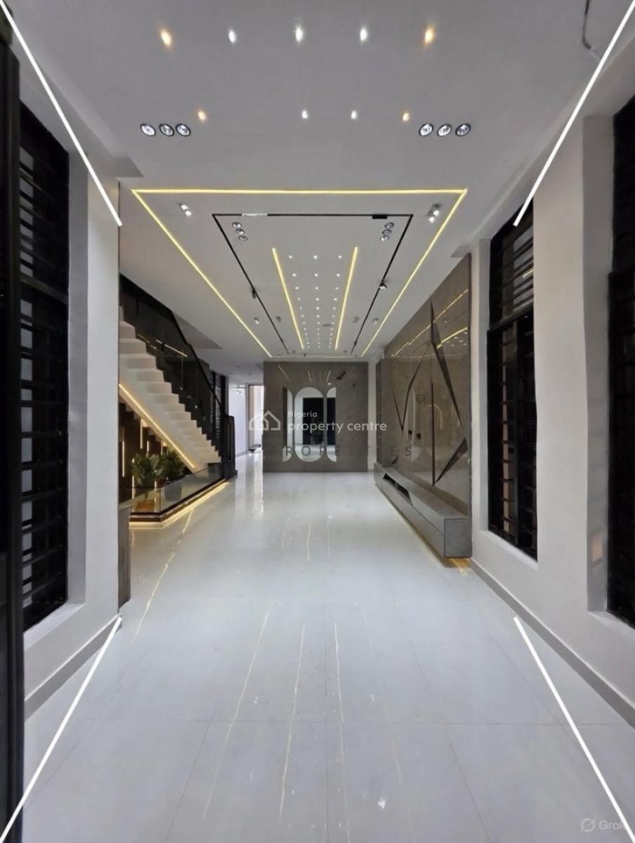 Stunning 5 Bedroom Detached Duplex with Swimming Pool and Bq, Chevron, Lekki, Lagos, Detached Duplex for Sale