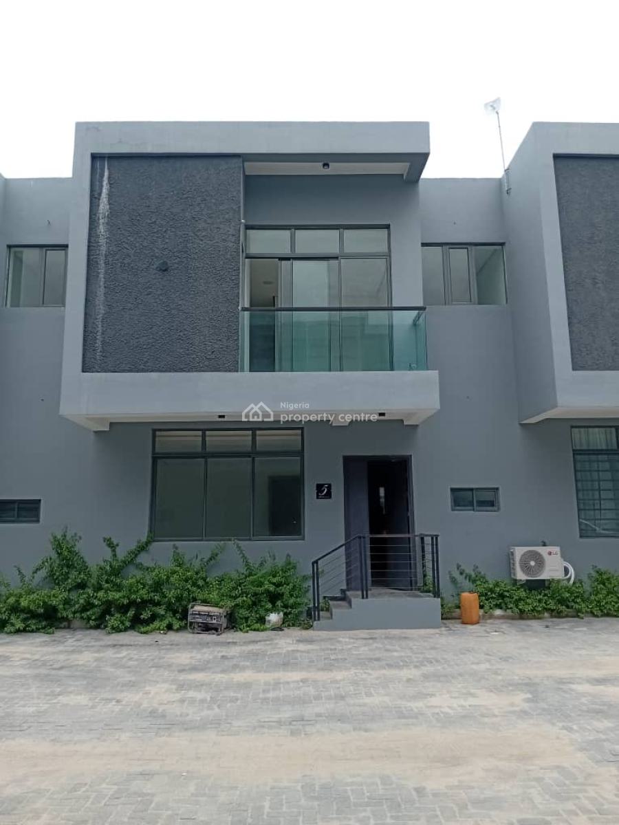 a Nicely Newly Built 4 Bedroom with Bq Terrace, Alfa Beach, Lekki, Lagos, Terraced Duplex for Rent