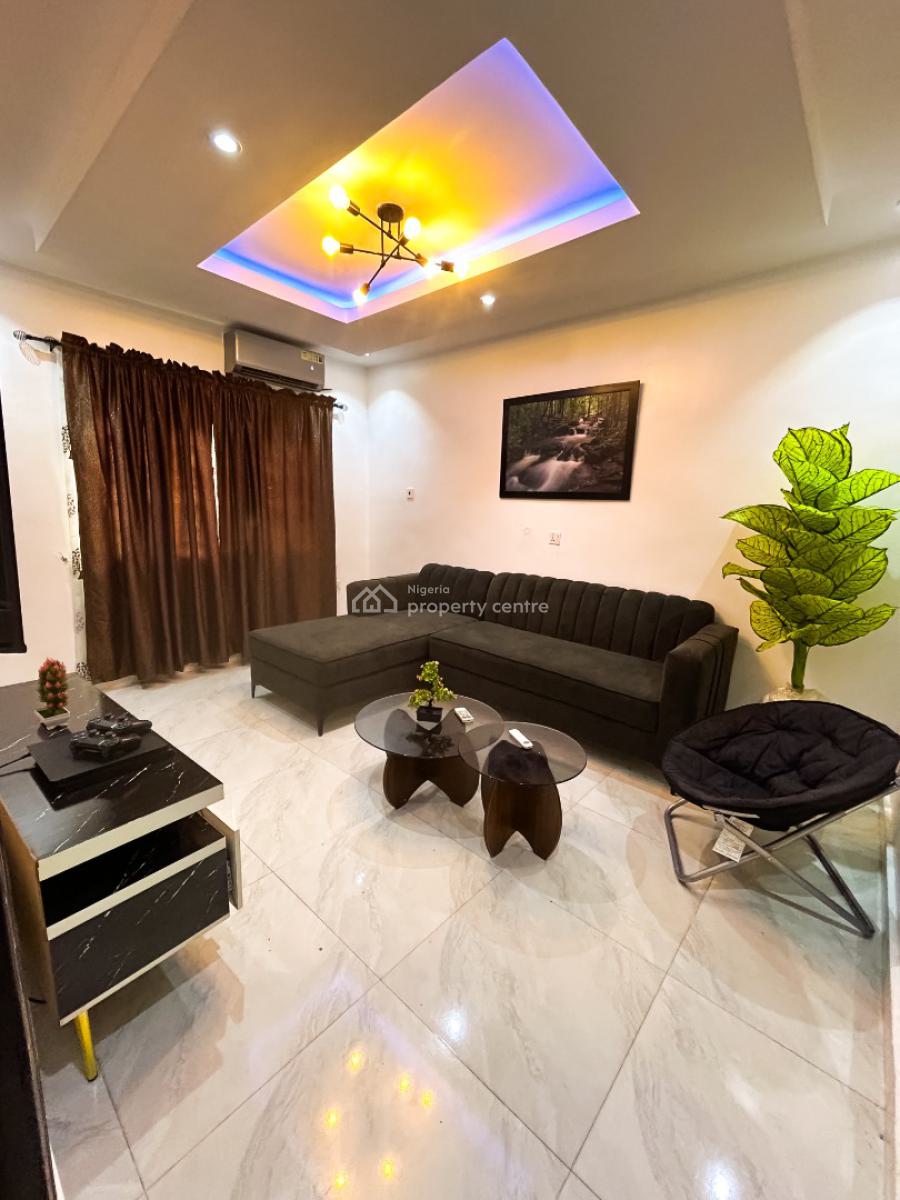 1 Luxury Bedroom Service Apartment, 3a Salvation Close River Valley Estate, Ojodu Berger, Ojodu, Lagos, Mini Flat (room and Parlour) Short Let