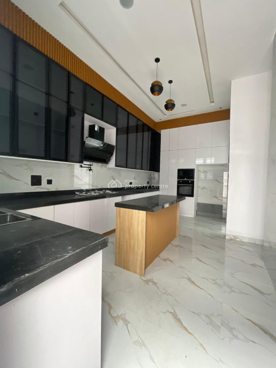 Waterfront Five  Bedroom Fully Detached Duplex with Pool and Bq, Ajah, Lagos, Detached Duplex for Sale