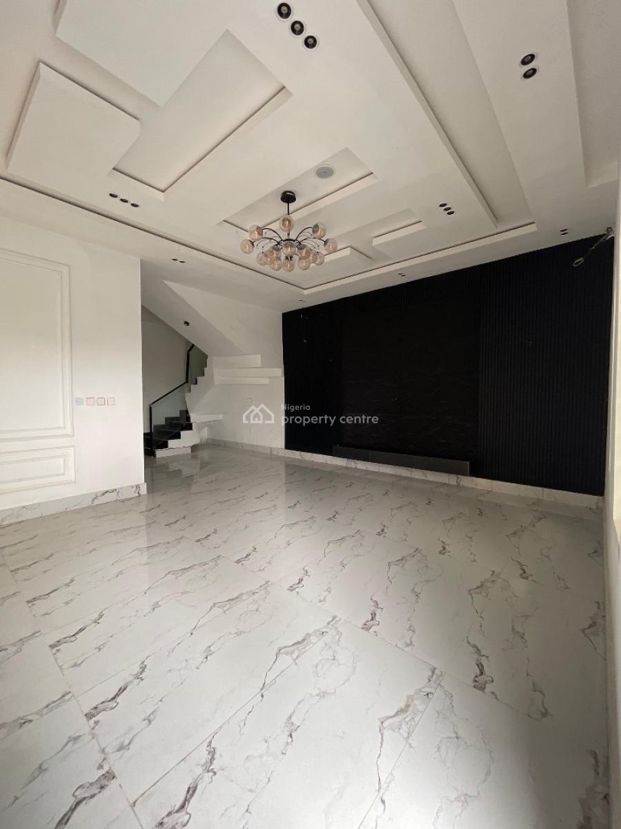 Spacious 4bedroom Semi Detached Duplex with Bq in  Well Secured Estate, Ajah, Lagos, Semi-detached Duplex for Sale