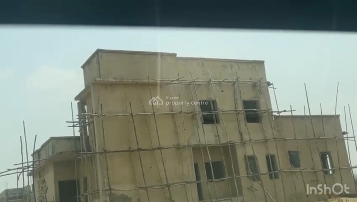 Carcass 4 Bedroom Detached Duplex and Bq, Idu By Metro Estate, Idu Industrial, Abuja, Detached Duplex for Sale