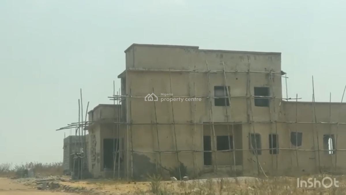 Carcass 4 Bedroom Detached Duplex and Bq, Idu By Metro Estate, Idu Industrial, Abuja, Detached Duplex for Sale