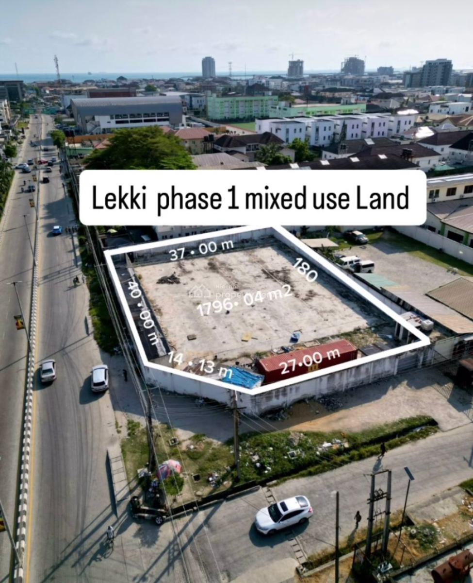 1,800sqm Strategically Positioned Land, Lekki Phase 1, Lekki Phase 1, Lekki, Lagos, Mixed-use Land for Sale