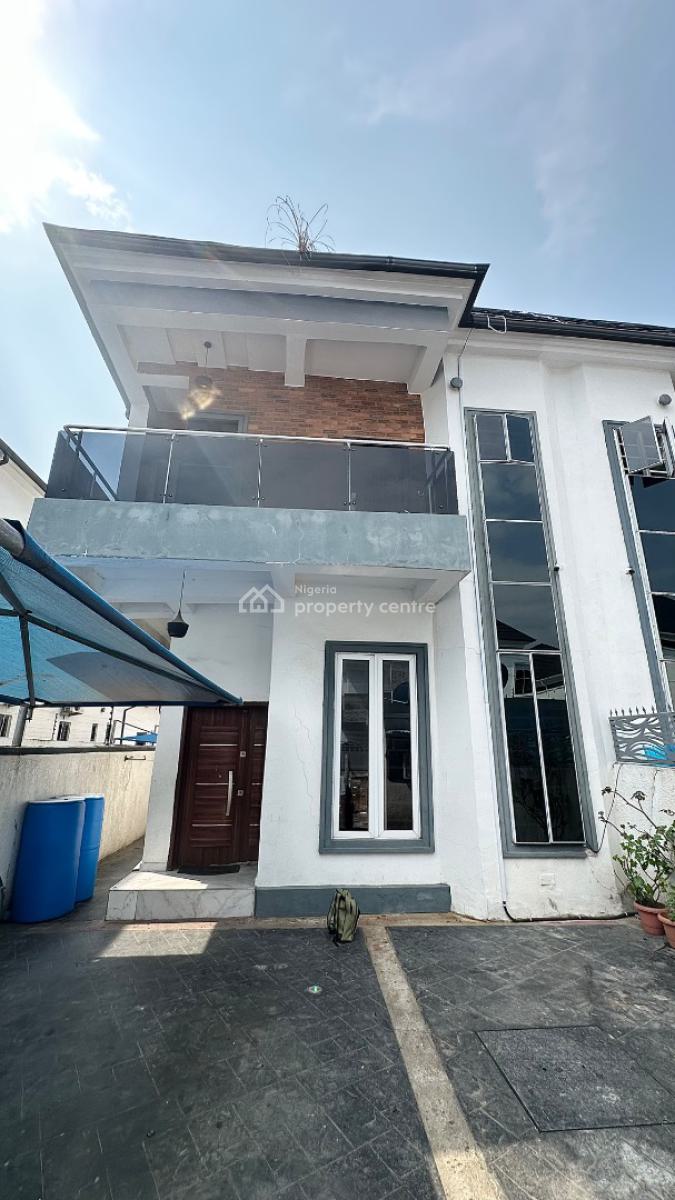 a Neat 4 Bedroom Semi Detached Home + Boys Quarters, Chevron Alternative, Lekki, Lagos, Semi-detached Duplex for Sale
