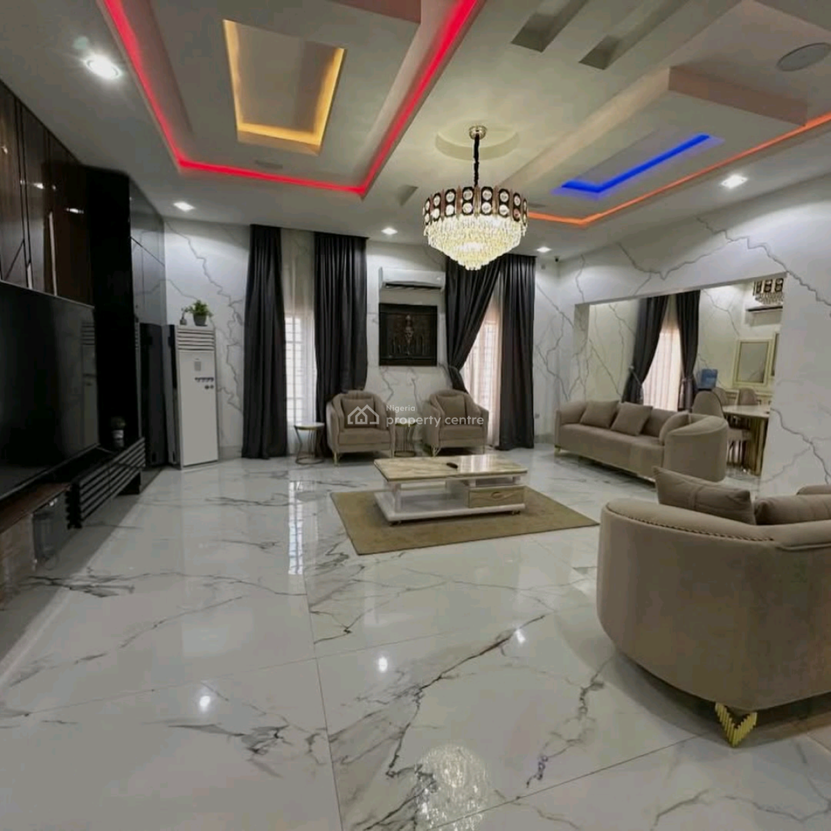 Fully Furnished 6bedrooms Fully Detached Duplex with a Swimming Pool G, Idu Industrial, Abuja, House for Sale