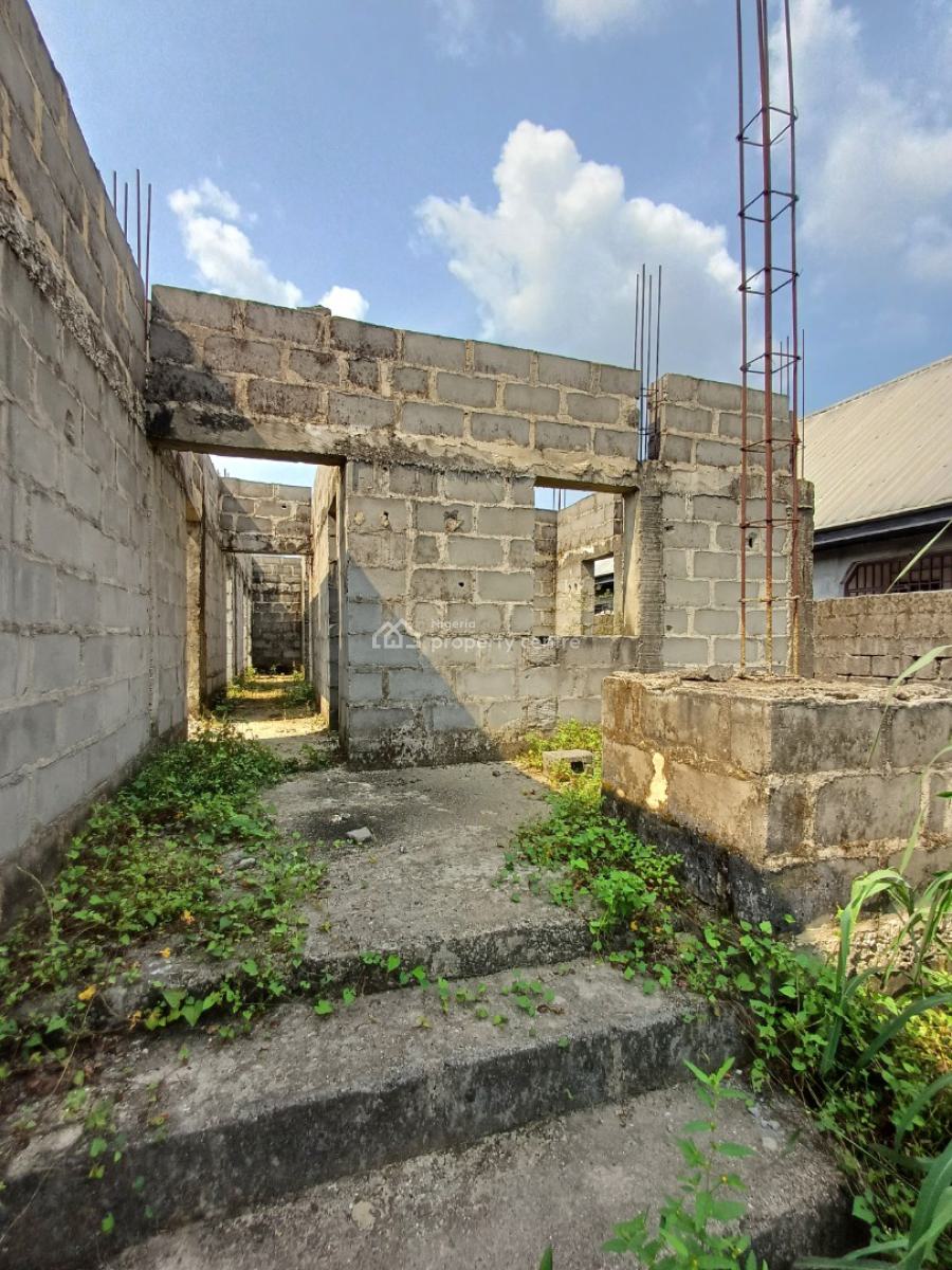 Uncompleted 5 Bedroom Duplex with Gate House, Amaechi School Road Estate, Off East West Road, Rumuosi, Port Harcourt, Rivers, Detached Duplex for Sale