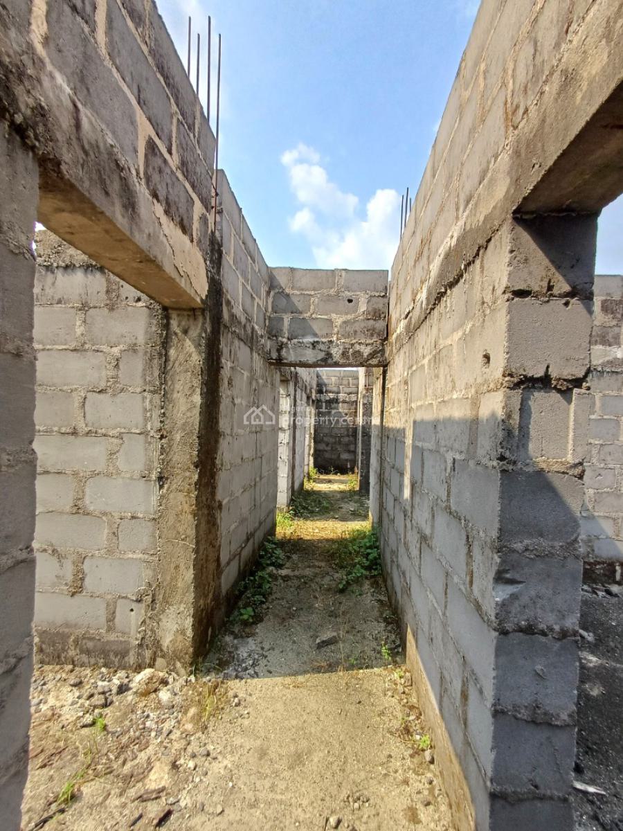 Uncompleted 5 Bedroom Duplex with Gate House, Amaechi School Road Estate, Off East West Road, Rumuosi, Port Harcourt, Rivers, Detached Duplex for Sale