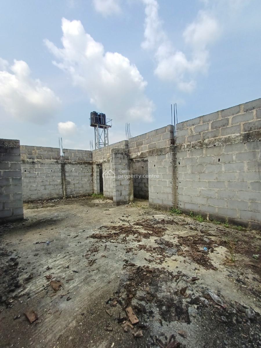 Uncompleted 5 Bedroom Duplex with Gate House, Amaechi School Road Estate, Off East West Road, Rumuosi, Port Harcourt, Rivers, Detached Duplex for Sale