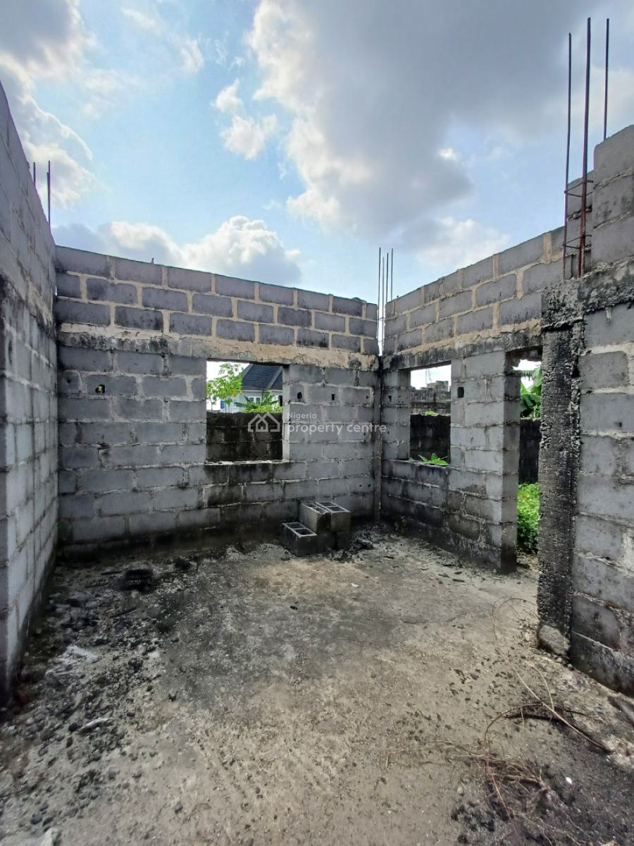 Uncompleted 5 Bedroom Duplex with Gate House, Amaechi School Road Estate, Off East West Road, Rumuosi, Port Harcourt, Rivers, Detached Duplex for Sale