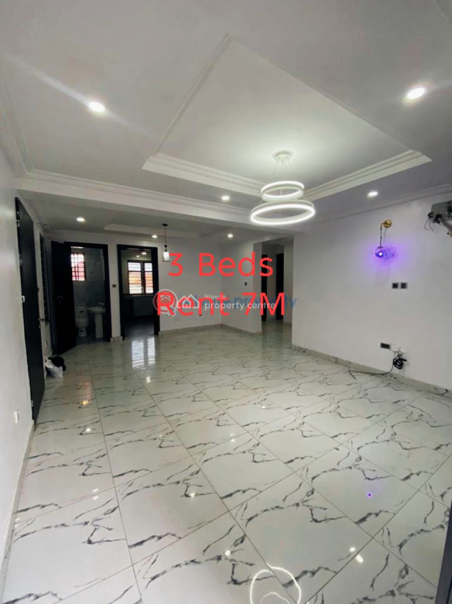 a 3 Bedroom Flat, Opposite Chevron, By Igbeofon, Lekki, Lagos, Flat / Apartment for Rent