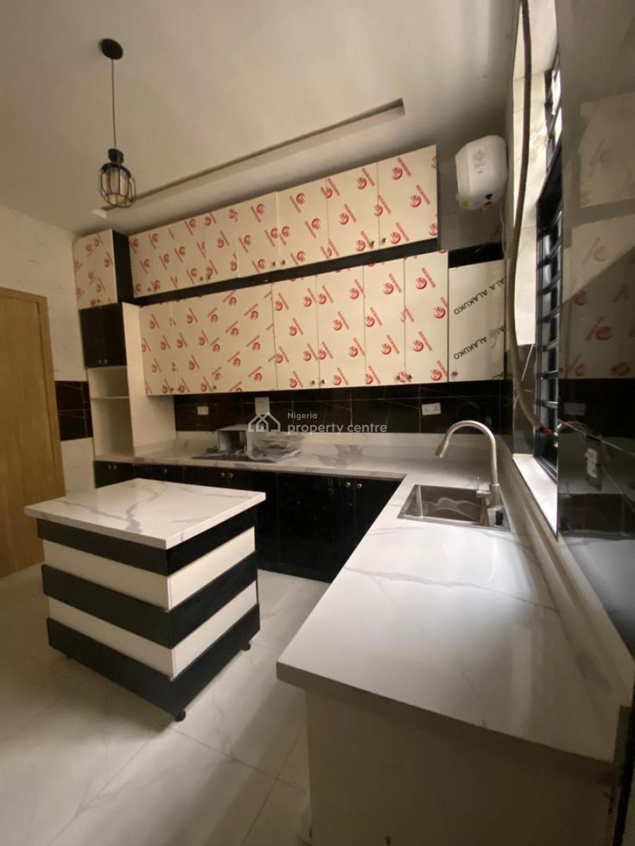 Well-designed 4-bedroom Semi-detached Duplex W/ Bq in a Secured Estate, Ajah, Lagos, Semi-detached Duplex for Sale