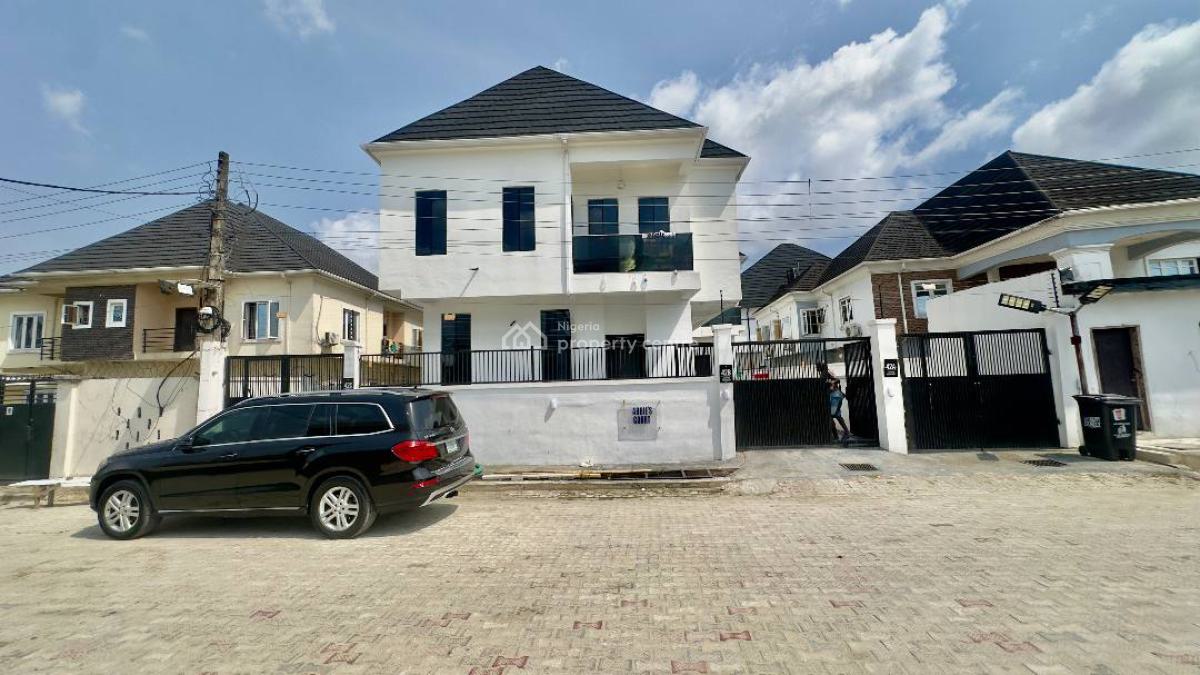 Well Priced 5 Bedroom Detached Duplex with Bq in a Gated Estate, Happyland Estate, Sangotedo, Ajah, Lagos, Detached Duplex for Sale