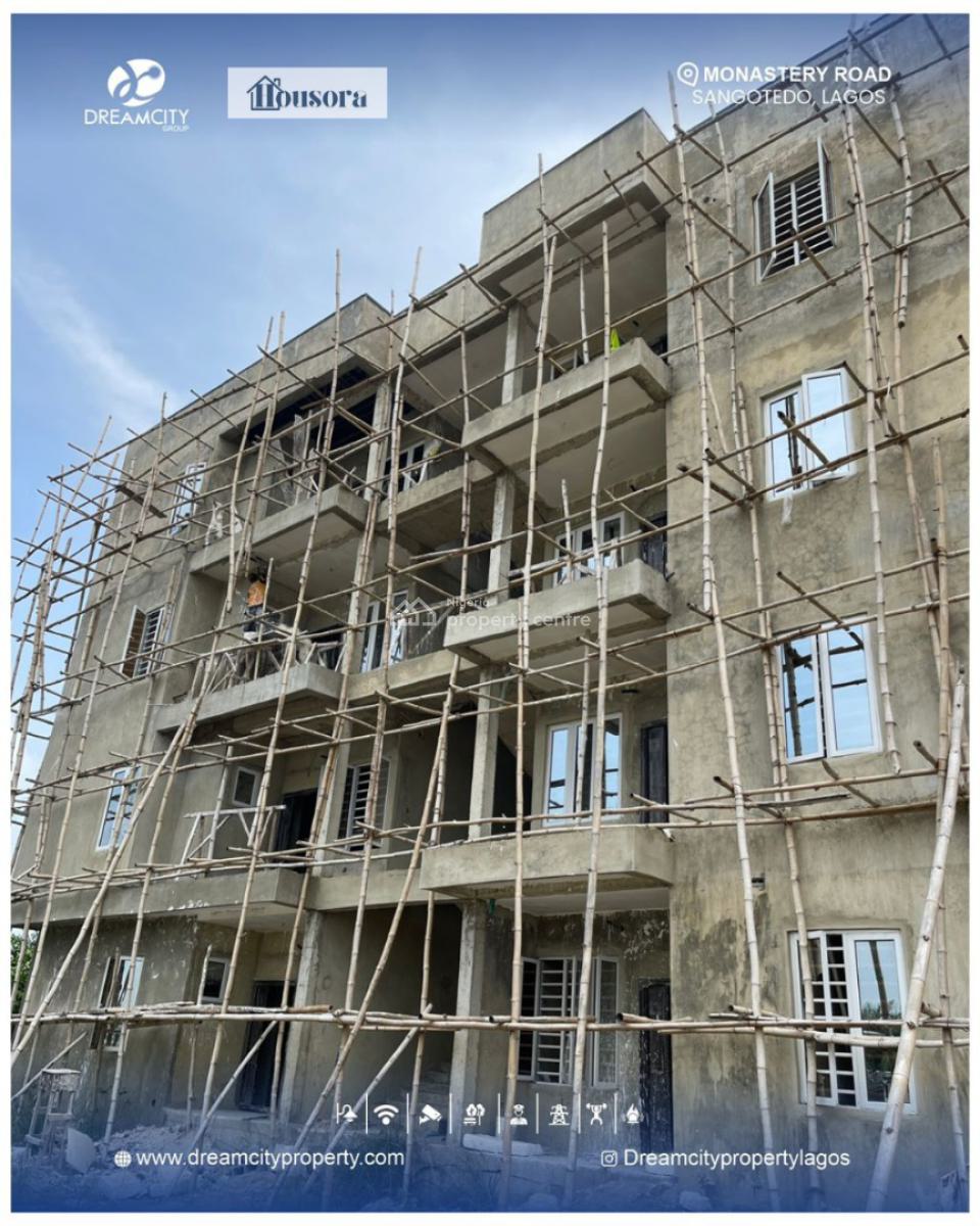 Luxurious 3 Bedroom with Bq, Sangotedo, Lekki, Lagos, Flat / Apartment for Sale