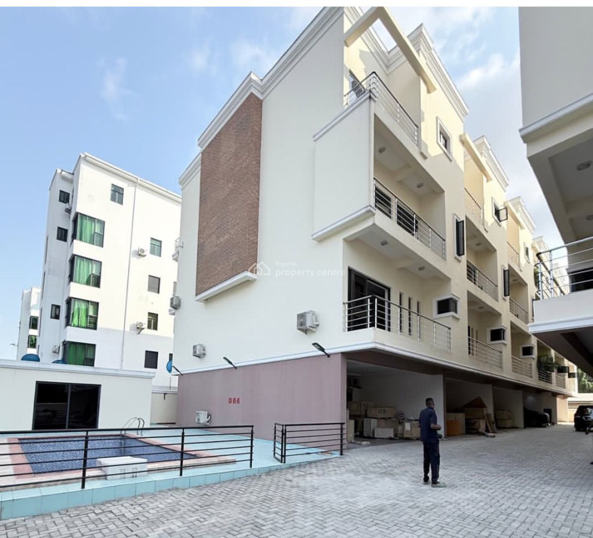 Fully Service 4 Bedroom Terrace Duplex with Bq, Old Ikoyi, Ikoyi, Lagos, Terraced Duplex for Rent