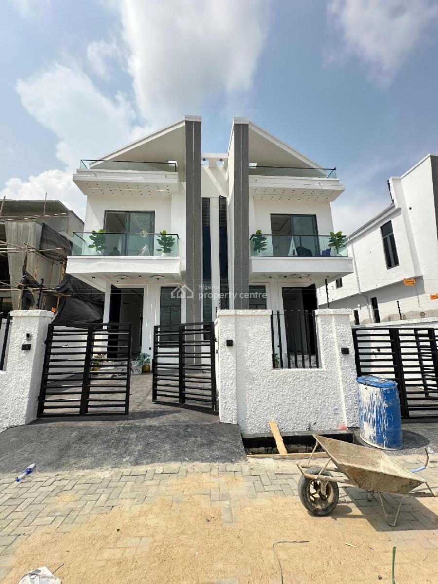 Luxury Spacious 4 Bedroom Semi-detached Duplex with Bq, Ajah, Lagos, Semi-detached Duplex for Sale