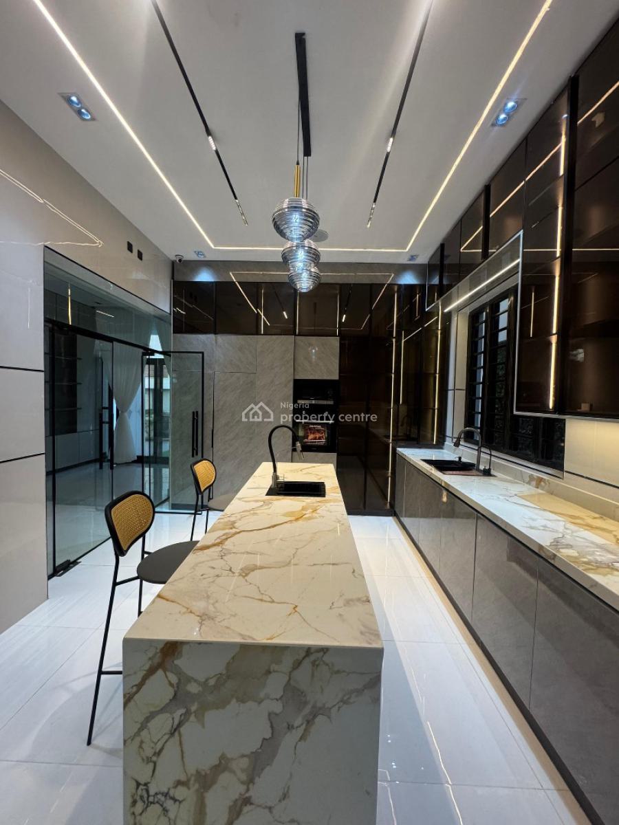 Luxurious 5 Bedroom Fully Detached Duplex in a Top and Serene Location, Chevron, Rooftop Terrace, Cinema, Gym House, Pool, Kitchenette, Lekki, Lagos, Detached Duplex for Sale