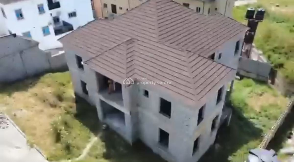 (carcass) 7 Bedroom Mansion with 2 Bedroom Basement., Naf Valley, Asokoro District, Abuja, Detached Duplex for Sale