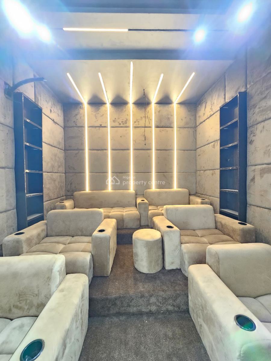 Aesthetically Appealing 5 Bedroom Mansion with Private Elevator, Pool, Fully Detached Duplex with Bq, Swimming Pool, Cinema, Rooftop Terrace, Osapa, Lekki, Lagos, Detached Duplex for Sale