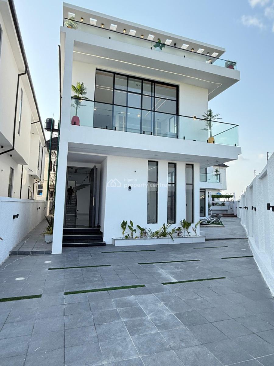 Affordable 5 Bedroom Fully Detached Duplex with , Bq, Swimming P, Chevron Lekki Lagos, Lekki, Lagos, Detached Duplex for Sale