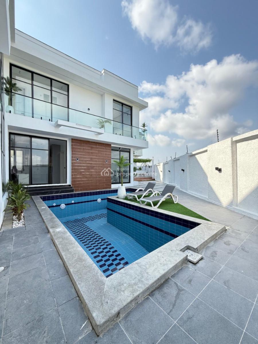 Affordable 5 Bedroom Fully Detached Duplex with , Bq, Swimming P, Chevron Lekki Lagos, Lekki, Lagos, Detached Duplex for Sale