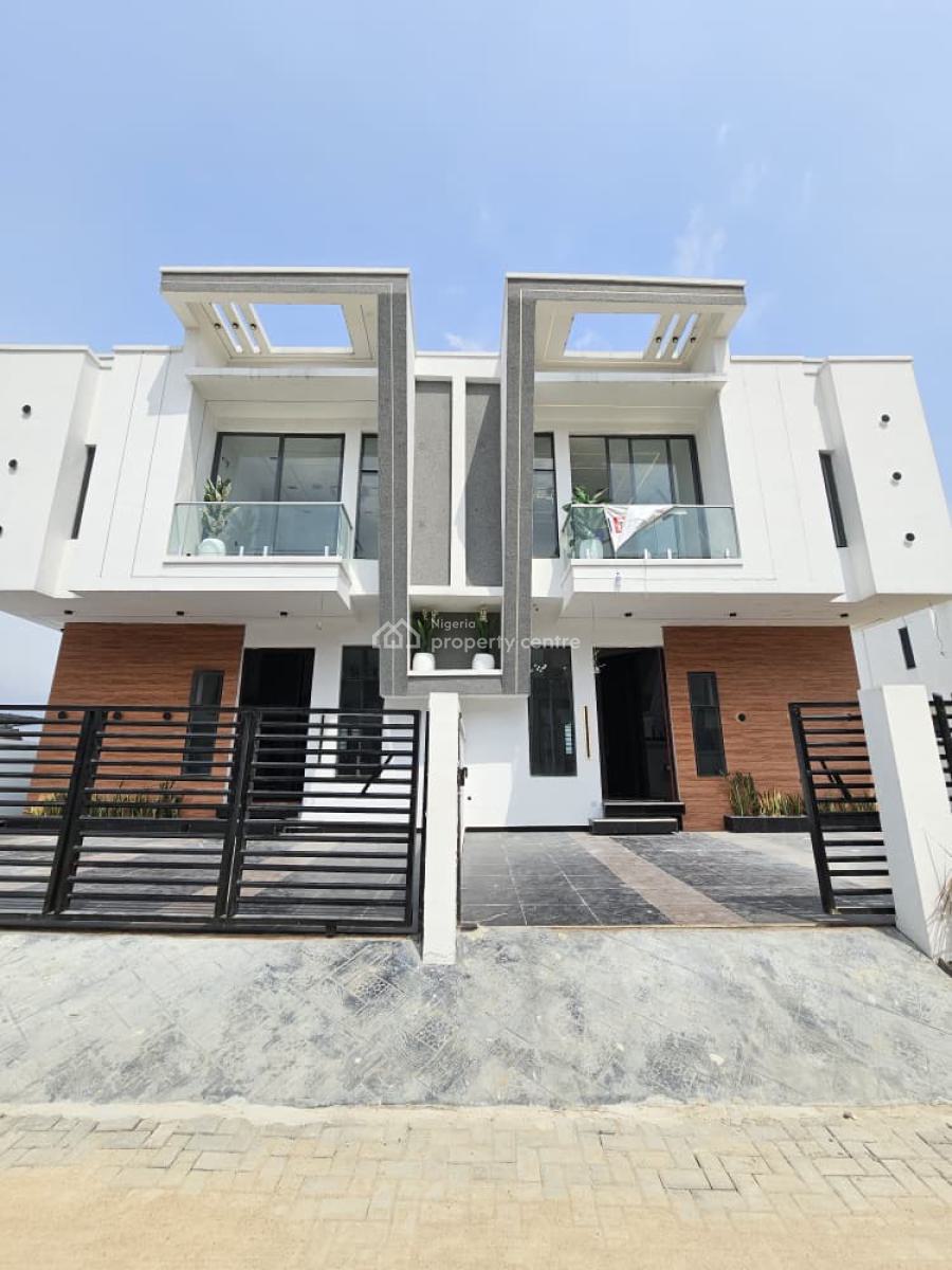 Uniquely-built Luxury Spacious 4 Bedroom Semi-detached Duplex with Bq, Ajah, Lekki, Lagos, Semi-detached Duplex for Sale