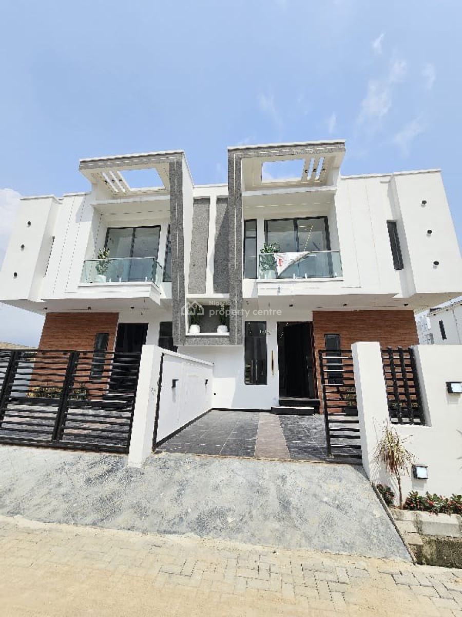 Uniquely-built Luxury Spacious 4 Bedroom Semi-detached Duplex with Bq, Ajah, Lekki, Lagos, Semi-detached Duplex for Sale