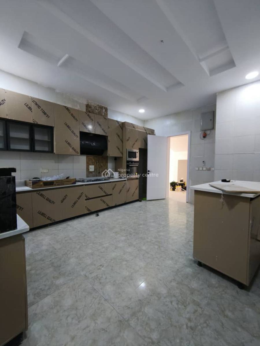 Spacious Well Remodeled Modern 5 Bedroom Fully Detached Duplex with Bq, Chevron Alternative, Lekki, Lagos, Detached Duplex for Rent