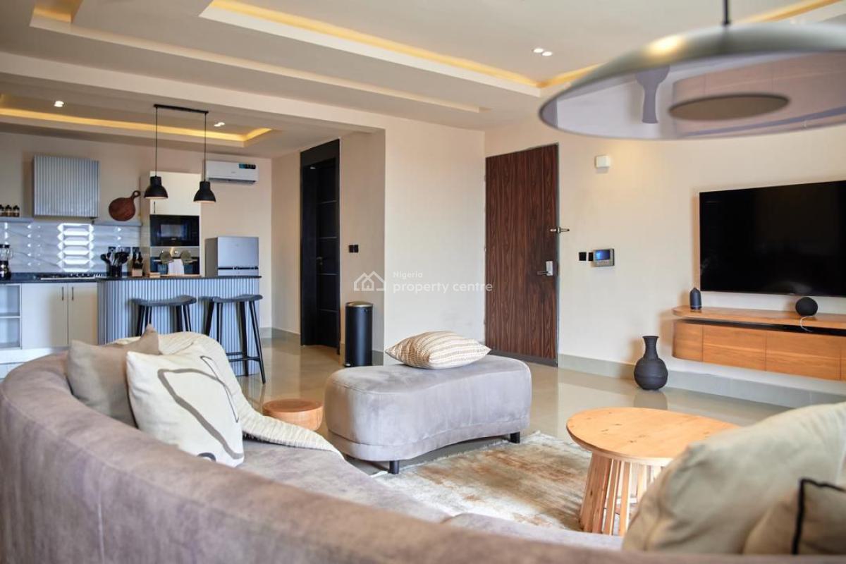 a Brand New Luxury 2bedroom  with Gym, Balconies, Bathrobes, Washing M, Victoria Island (vi), Lagos, Flat / Apartment Short Let