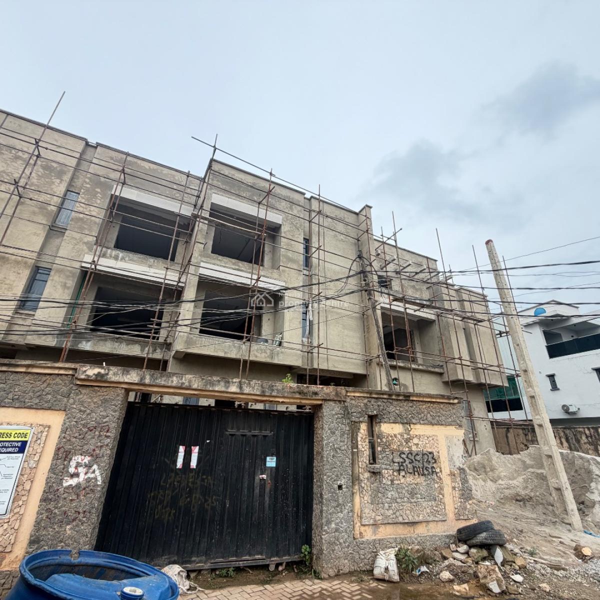 New Construction  of 4 Units of 4 Bedroom Terrace Apartments, Akeem Ajala, Gra, Ogudu, Lagos, Terraced Duplex for Sale